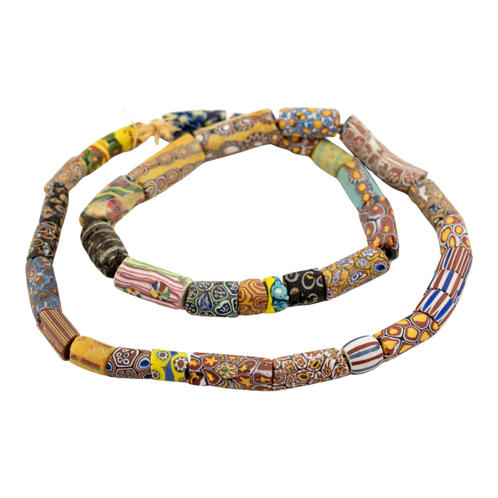 Antique Venetian Millefiori African Trade Beads #20713