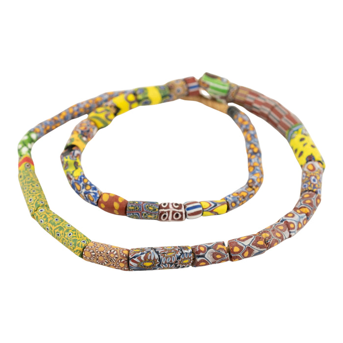Antique Venetian Millefiori African Trade Beads #20663