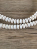 Hidden Gems: White Howlite Rondelle Beads