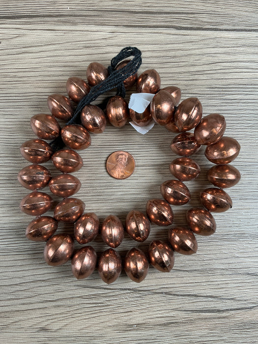 Hidden Gems: Hollow Copper Saucer Beads (14mm)