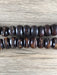 Hidden Gems: Brown Batik Bone Beads (Large)