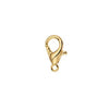 24K Gold Plated Zinc Alloy Lobster Clasp (6x12mm)