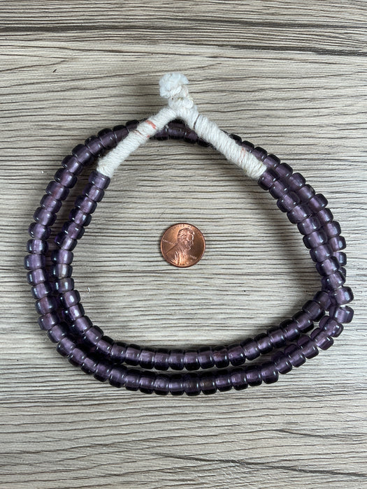 Hidden Gems: Transparent Purple Padre Beads