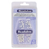 Silver Plated Memory Wire End Caps (3mm, 24 pc; 4mm, 24 pc; 4mm Corrugated, 12 pc; 4mm Sparkle, 12 pc)