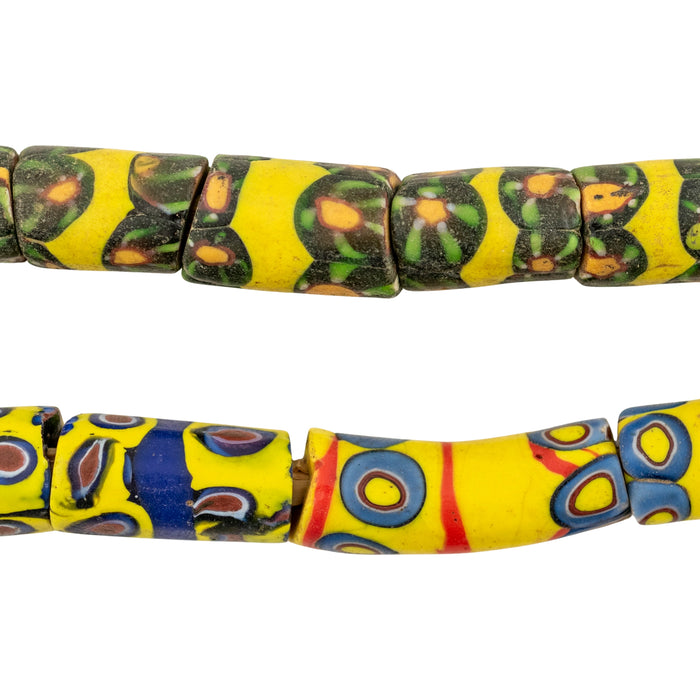 Thin Antique Venetian Millefiori African Trade Beads #20715