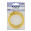 Gold Color Memory Wire, Round, Large Bracelet, 30 coils/pack