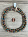 Hidden Gems: Inlaid Bone Mala Beads (8mm)