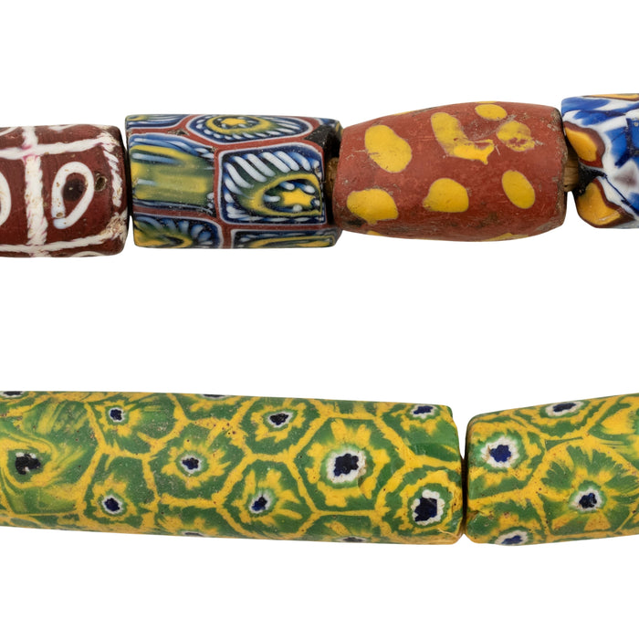 Antique Venetian Millefiori African Trade Beads #20663