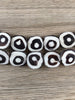 Hidden Gems: Circular Batik Bone Beads (Several Damaged Beads)