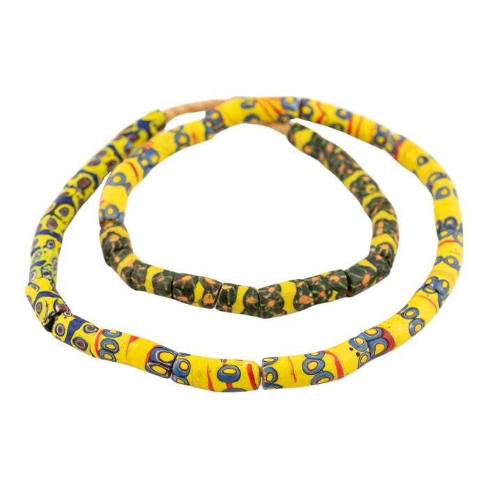 Thin Antique Venetian Millefiori African Trade Beads #20715