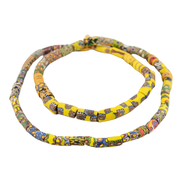 Thin Antique Venetian Millefiori African Trade Beads #20717