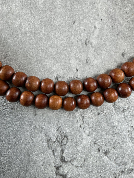 Hidden Gems: Nepal Mala Wood Beads