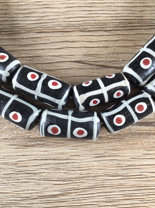 Hidden Gems: Black Java Tic Tac Toe Beads