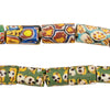 Thin Antique Venetian Millefiori African Trade Beads #20730