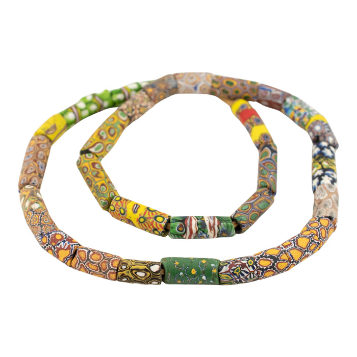 Antique Venetian Millefiori African Trade Beads #20693