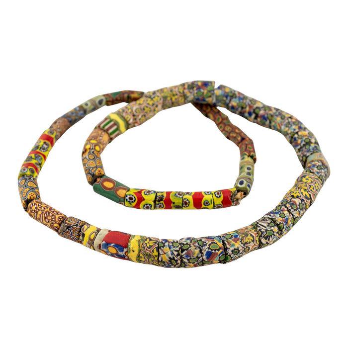 Antique Venetian Millefiori African Trade Beads #20683