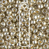 Duracoat Galvanized Silver Miyuki Seed Beads #4201 (6/0, 4.3mm, 20g Tube)