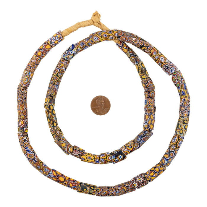 Antique Venetian Millefiori African Trade Beads #20699