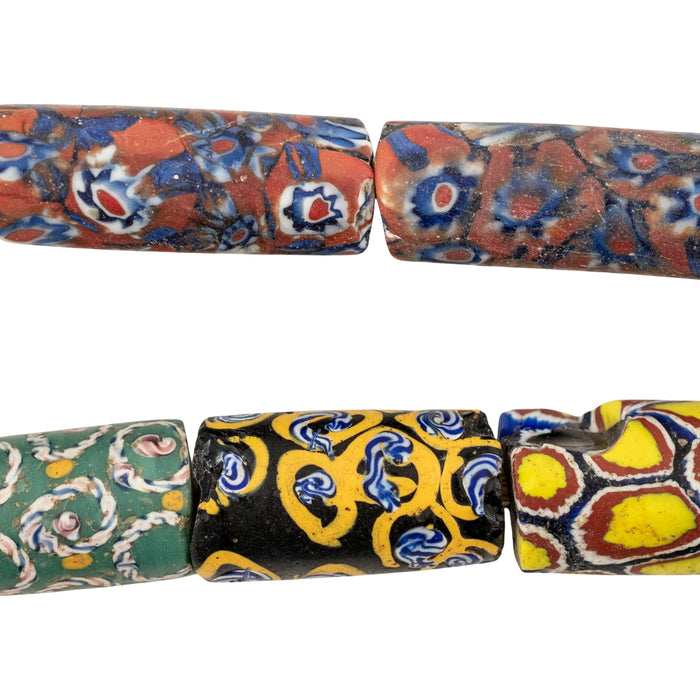 Antique Venetian Millefiori African Trade Beads #20669