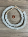 Hidden Gems: White Ashanti Saucer Beads