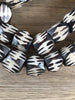 Hidden Gems: Large Kenyan Batik Bone Beads