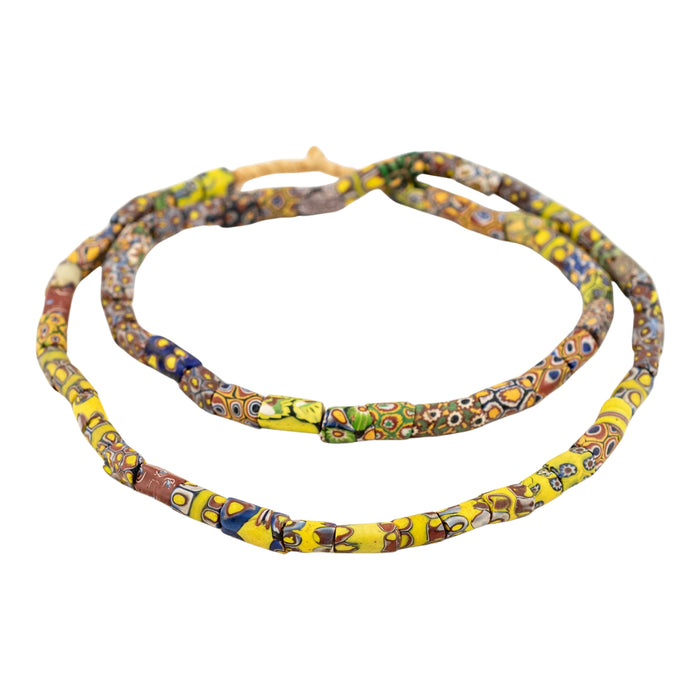 Thin Antique Venetian Millefiori African Trade Beads #20733
