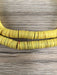Hidden Gems: Yellow Vinyl Heishi Beads (May Need Cleaning)