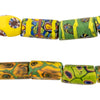 Thin Antique Venetian Millefiori African Trade Beads #20726