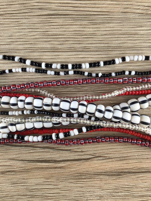 Hidden Gems: 6 Strand Bundle of Czech Seed Beads