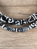 Hidden Gems: Graduated Fancy Black Java Trade Beads Necklace