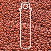 Matte Opaque Terracotta Miyuki Seed Beads #1236 (8/0, 3mm, 22g Tube)