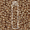 Duracoat Galvanized Champagne Miyuki Seed Beads #4204 (8/0, 3mm, 22g Tube)