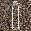 Duracoat Galvanized Pewter Miyuki Seed Beads #4222 (8/0, 3mm, 22g Tube)
