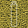 Duracoat Opaque Dyed Olive Miyuki Seed Beads #4491 (8/0, 3mm, 22g Tube)