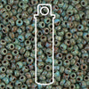 Picasso Seafoam Green Matte Miyuki Seed Beads #4514 (8/0, 3mm, 22g Tube)
