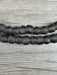 Hidden Gems: Groundhog Grey Recycled Glass Beads (14mm)