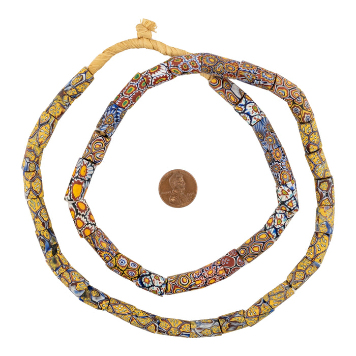 Antique Venetian Millefiori African Trade Beads #20674