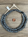 Hidden Gems: Black White Giraffe Pattern Krobo Beads