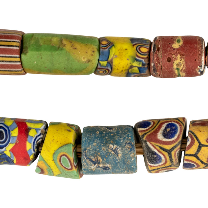 Antique Venetian Millefiori African Trade Beads #20681