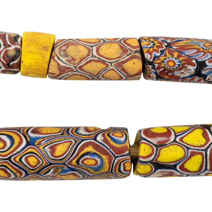 Antique Venetian Millefiori African Trade Beads #20708