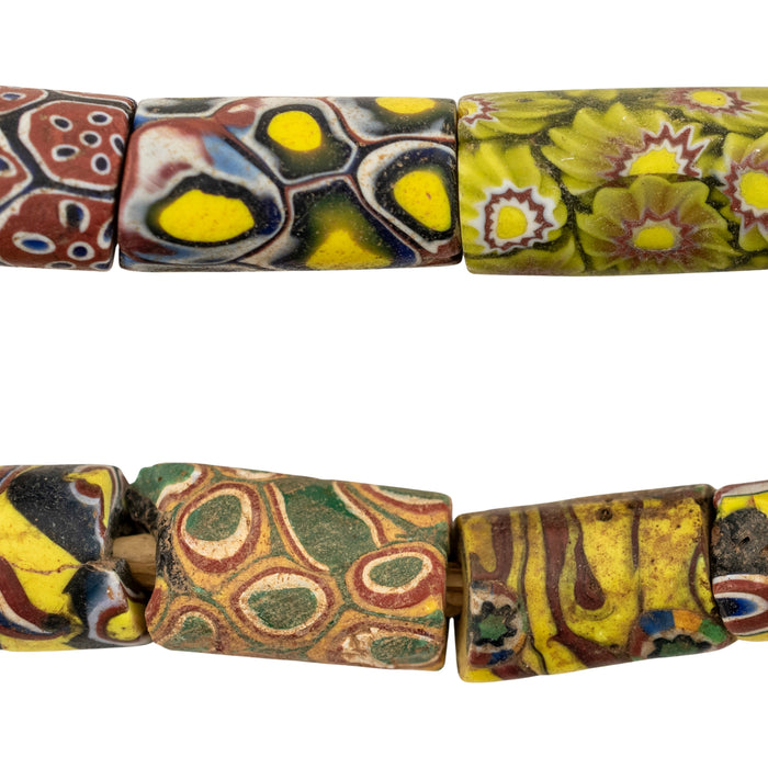 Antique Venetian Millefiori African Trade Beads #20701