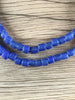 Hidden Gems: Blue Gooseberry Java Glass Beads