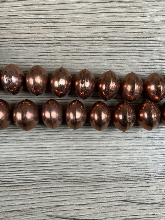 Hidden Gems: Hollow Copper Saucer Beads (14mm)