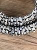 Hidden Gems: Nepal Carved Grey Bone Disk Beads