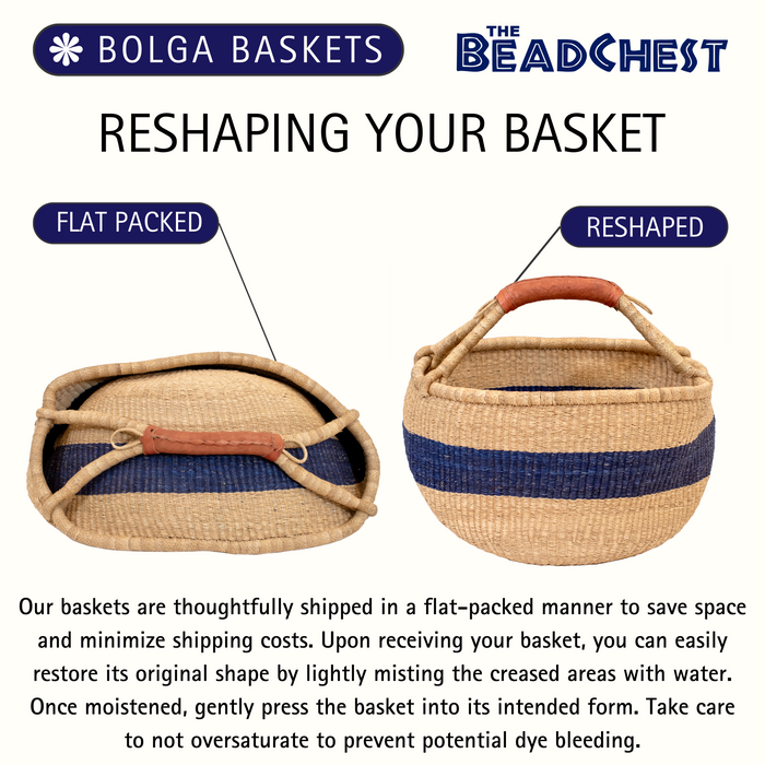 Ghanaian Bolga Basket, Lime Green Diamond Pattern, Large Size