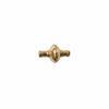Antiqued Brass Magnetic Quick Crimp Clasp (2mm Hole)