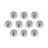 Antiqued Silver Tree of Life Button Set (10 Pack, 16mm)