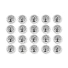 Antiqued Silver Tree of Life Button Set (20 Pack, 16mm)