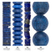 What's included, strands numbered 1-4: Lapis Lazuli Bead Set: Heishi, Saucer & Matte Round