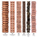 What's included, strands numbered 1-6: Copper Spacer Bead Set: Heishi, Cube & Gear